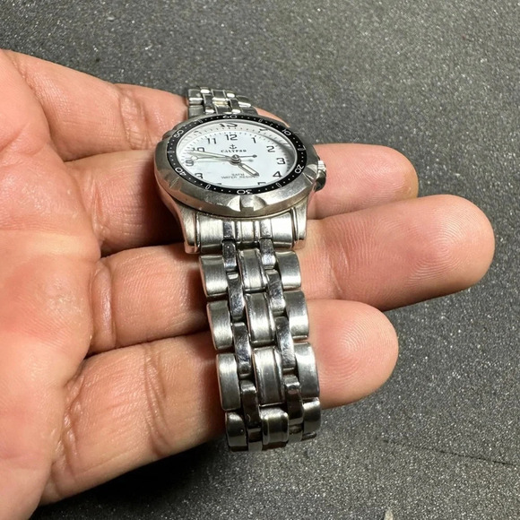 Calypso Ladies Quartz Watch Silver Tone White Dial Working Collection 5073 - Picture 4 of 11